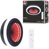 Paulmann 71037 Spaceglow Two RGB+ 1.200lm 200 mm 230 V 14W Nero opaco dimmerabile applicazione/plafoniera
