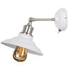 GTV LORET+ - Lampada da parete con interruttore, 8267, AC220-240 V, 50/60 Hz, 1 x E27, max 40 W, diametro 20 cm, colore: Bianco
