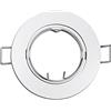 Zarivy Cerchio alogeno metallico oscurante, in elegante colore bianco. Ideale per valorizzare qualsiasi spazio. Dimensioni: Ø 8,4 cm, dona luce e stile alla tua casa. Illumina con modernità!