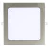 Zarivy Downlight Basalto da 24 W, luce fredda 6500 K, rifinito in nichel. Illumina gli spazi con 2040 lm. Dimensioni: 2,5 x 30 x 30 cm, taglio ideale 27,5 x 27,5 cm. Design moderno ed elegante.