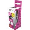 Emos zq3211 a +, Lampadina a LED Classic Candle, Bianco neutro, Vetro, 4 W, E14, trasparente, 4 x 11 cm