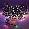 Zarivy Ghirlanda LED compatta lampeggiante multicolore - bianco caldo, 14 m, 500 LED. Ideale per decorare feste e creare un'atmosfera accogliente e festosa in qualsiasi spazio. Illumina i tuoi