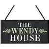 RED OCEAN The Wendy House Hanging Summer House Garden Shed Decor Sign Home Gifts