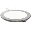 Brightium Pannello LED 185 mm in elegante colore argento. Potente illuminazione da 18 W. Perfetto per ambienti moderni, combina efficienza energetica con un design che esalta qualsiasi spazio.