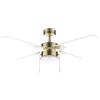 Cecotec - Ventilatore da Soffitto con luce EnergySilence Aero 450 GoldWhite 50 W e 106 cm con luce, 3 Velocità, 4 Pale Reversibili e Modalità Inverno-Estate