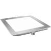 Brightium DOWNLIGHT LED quadrato argento 9 W. NEUTRA