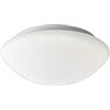 Fischer & Honsel Lampada da soffitto Clara, in vetro opale opaco, diametro: 30,00 cm, sporgenza soffitto: 11,00 cm, regolabile su 3 livelli, 1 LED da 12,0 W, 3000 K, 1200 lm, EEG: F | 20906