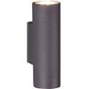 WatioWave Applique da parete Marley rotondo nero 2xGU10