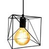 Brightium Applique Vintage Pendente E-27 150x150mm, un elegante apparecchio dal design retrò che illumina e decora qualsiasi spazio, portando un tocco nostalgico e sofisticato alla tua casa.