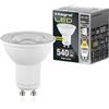 Integral Lampadina LED GU10 5 PACK bianco caldo 3000 K, 600 lm, 5,7 W (equivalente a 75 W) dimmerabile, efficiente in energia e ideale per faretti e faretti in bagno, cucine, soggiorni