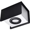 SOLLUX lighting MIALUX Moonster - Lampada da parete per interni, colore: bianco, rettangolare, 2 x G9 fino a max. 40 W, 230 V, IP20, per soggiorno, camera da letto, scale, corridoio, classe energetica A++