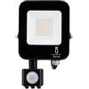 Glowster Proiettore LED con sensore nero 20 W