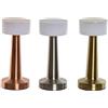 Home ESPRIT Lampada da Tavolo Rame Dorato Argento 9 x 9 x 21 cm (3 pezzi)