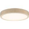 Paulmann 71052 Pannello LED Cosara rotondo 15W IP44 1300lm 300mm plafoniera beige tessuto/plastica 3000K - bianco caldo