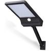 Glowster Applique LED con sensore solare nero
