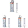 OSRAM Lampada LED DULUX D 26 per base G24D-3, 9 watt, 1100 lumen, bianco freddo (4000 K), ruotabile, sostituisce la tradizionale lampadina Dulux da 26 W (Confezione da 3)