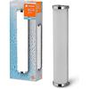LEDVANCE Lampada da parete bagno classica 455mm, cromo, prese E14, può essere dotato di lampada intelligente, elaborazioneforma del cilindro, Classe protezione IP44