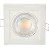 Maslighting 202172-Faretto a LED, deviatore unipolare, quadrato, 8 W, 90º, 3000 K, 600 lm