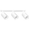 Monkey Ladder Applique LED tubolare orientabile bianco con 3 anelli dorati GU10 intercambiabili. Ideale per creare ambienti personalizzati con stile e flessibilità nell'illuminazione dei tuoi spazi.