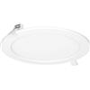 Orno Eurus - Faretto da incasso a LED, piatto, 230 V, 9 W, 480 lm, 3000 K, rotondo