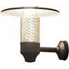 Konstsmide 406-750 - Lampada da Parete Nova, 34 x 37 x 31 cm, 1 Lampadina da 50 W, IP44, in Alluminio Verniciato Opaco, Colore: Nero