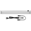 REV TERRA - Lampada da incasso a LED, da cucina, espandibile, 58 cm, 25.000 h, 12 W, 900 lu, colore: Argento