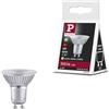 Paulmann 28982 Riflettore LED standard 230V GU10 4,9W 230V 350lm 50mm argentato vetro 2700K - bianco caldo lampadina