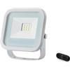 Zarivy Proiettore LED da 10 W, 800 lumen, 6400 K, compatto nelle dimensioni di 9,2 x 2,7 x 8,1 cm. Design elegante in bianco, ideale per illuminare qualsiasi spazio.