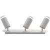 WatioWave Faretto 3 x GU10 alluminio bianco 40 W