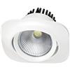 CristalRecord Everest CristalRecord-Faretto quadrato a incasso, 6 W, colore: bianco
