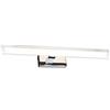 Voltman Gamma Collection - Lampada da parete per bagno, 57 cm, cromata, 12 W, 960 lm, 4000 K, IP44