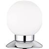 RL LIVE YOUR LIGHT Reality Leuchten, Lampada da tavolo, Vetro, integrato, 3 W, cromato, 10 x 10 x 13 cm