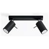 SOLLUX lighting Lampada da Parete, Nero