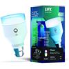 LIFX Clean A60 1200 lumen [B22], Tutti i colori con luce HEV antibatterica, Lampadina LED Wi-Fi Smart, Non necessita di alcun ponte, Compatibile con Alexa, Hey Google, HomeKit e Siri