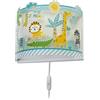 Dalber - Lampada da soffitto E-27, Giungla, Multicolore, 31 x 13 x 23.5