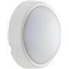 Luceco LED Eco Mini Paratia Esterna Rotonda, Nero/Bianco, 16 cm, 5.5 Watt