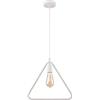 GTV GIJA 2812 - Plafoniera triangolare AC220-240 V, 50/60 Hz, 1 x E27, max. 40 W, IP20, 38 x 10 cm, colore: Bianco