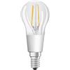 LEDVANCE Smart LED Bulb con Bluetooth Mesh, Clear Filament E14 Bulb con forma a goccia, dimmerabile, bianco caldo (2700K), sostituisce le lampadine 40W, controllabile con Google & Alexa,1-pack
