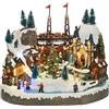 Zarivy Villaggio natalizio 25,5 x 39 x 31,5 cm con 25 LED luminosi. Perfetto per illuminare le tue celebrazioni, creando un'atmosfera magica e festosa in qualsiasi angolo della tua casa. Fai tuo!