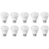 Maisange Megaman 709637 Lampadina LED GLS E27 ES 2800K, pacco da 10, bianco caldo, 8,8 W