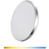 Zarivy Applique Super LED di superficie 24W, 2490lm, 6500K, Ø38x6,2cm. Potente illuminazione con cornice cromata, ideale per qualsiasi spazio, fornendo luce chiara e moderna. Perfetto per