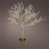 Zarivy Albero a LED rustico da 100 cm con vaso, design elegante, ideale per decorare interni ed esterni. Impermeabile IP44, perfetto per ogni occasione. Illumina con stile.