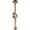 Xanlite - Lampada a sospensione vintage, corda di canapa, attacco E27