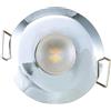 Heitronic 9 - Set di punti luce LED in metallo cromato, 15 W