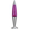 RABALUX 4113, lampada a stelo effetto glitter, vetro, Vetro Metallo, Lila, Grande, E14 25watts