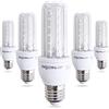 Aigostar 176051-Lampadina LED, 9 W 3U con T3, filettatura grezza e luce fredda, attacco E27, 230 V