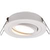 Zumaline RONDOO Downlight da incasso rotondo, bianco, 1 GU10