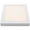 Zarivy Downlight Superf.toba 12 W 4000 K bianco quadrato. Con le sue dimensioni compatte di 3,5 x 17 x 17 cm e 1080 lm, illumina i tuoi spazi con efficienza e stile. Ideale per qualsiasi ambiente.