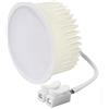 Mili-Leuchten Modulo LED satinato per faretto da incasso 5 W consumo 4000 K bianco caldo 230 V 400 Lumen sostituisce 40 W MR16 bassa profondità di montaggio