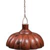 Biscottini Lampadario Industriale Non elettrificato 65x65x45 cm | Lampadario Vintage Industriale in Ferro | Lampadario Cucina a Sospensione Stile Industriale